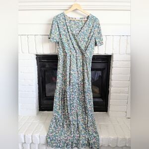 COTTAGECORE SPRING Floral Midi Dress